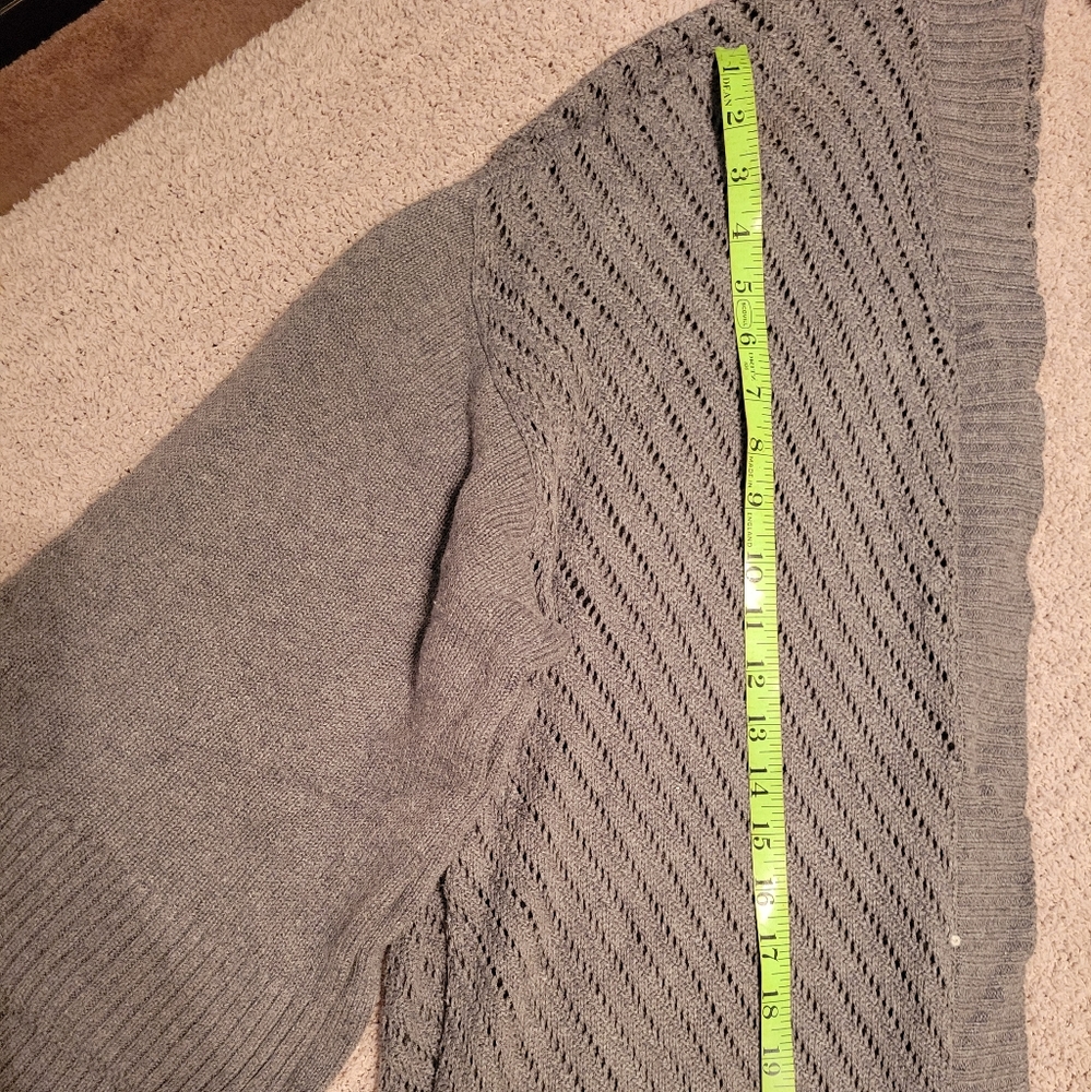 Gray Westport Long Length Cardigan Sweater.